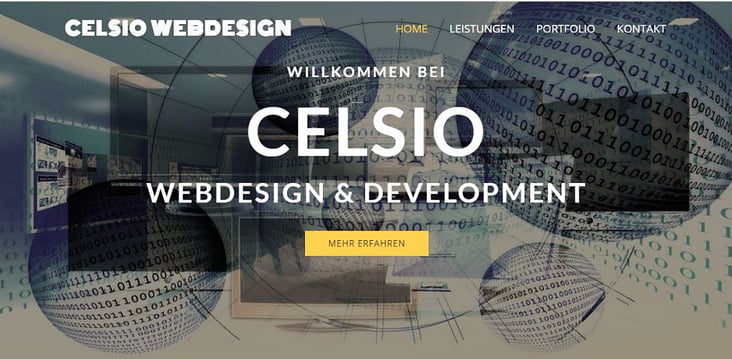 Celsio-Webdesign-Homepage