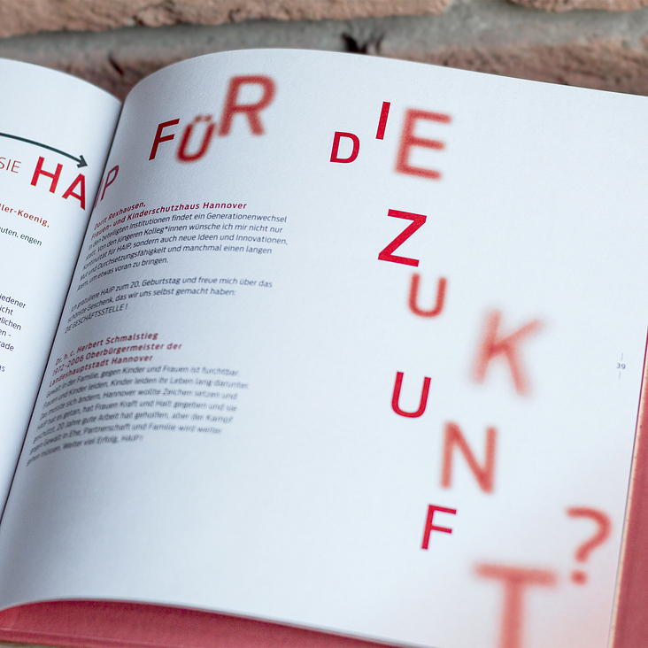 Typografisches Aufmacher-Editorial