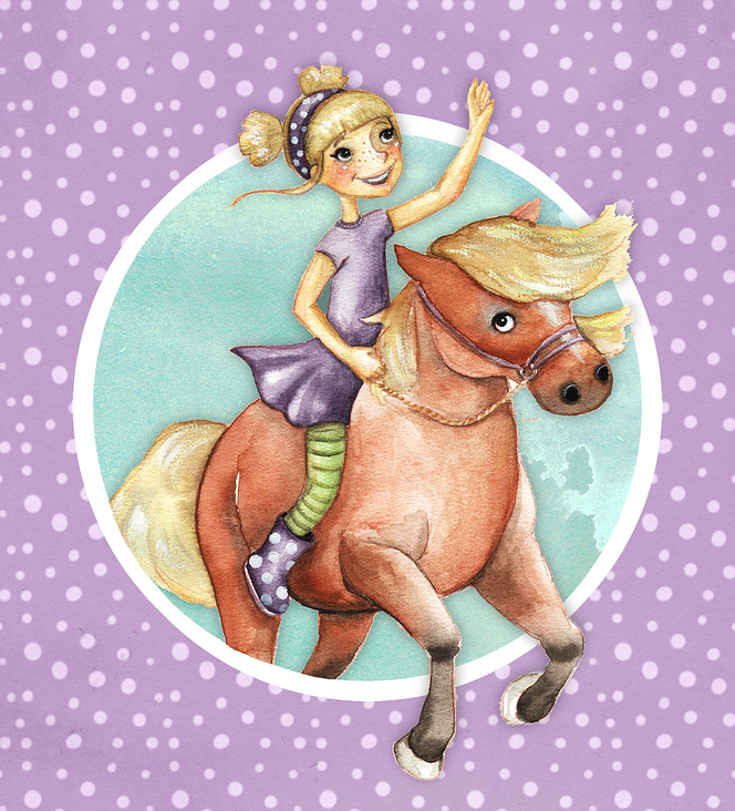 Charlotte und ihr Pony