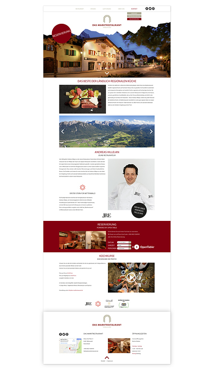 Website Marktrestaurant