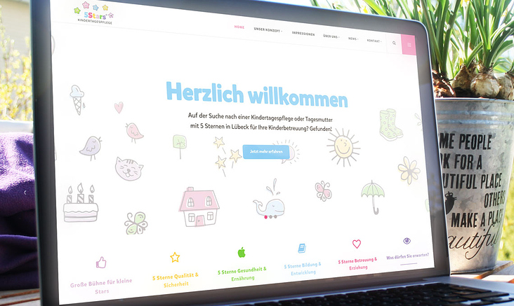 Responsive Webdesign & Suchmaschinen­optimierung Entwicklung der Website mit Responsive Webdesign und dem Wordpress CMS sow