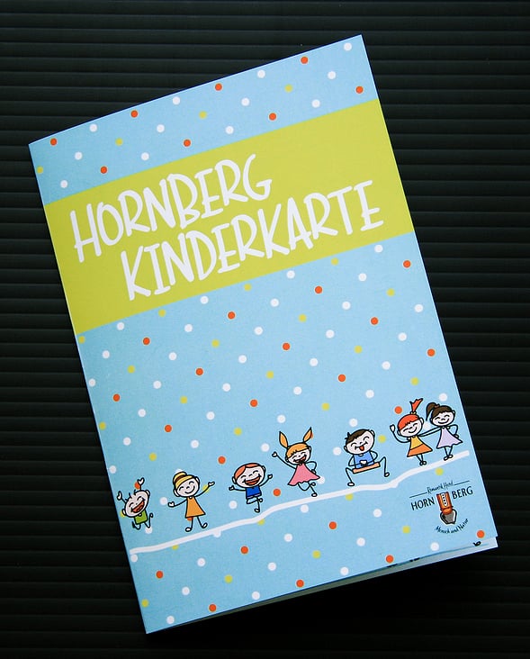 Menükarte für Kinder