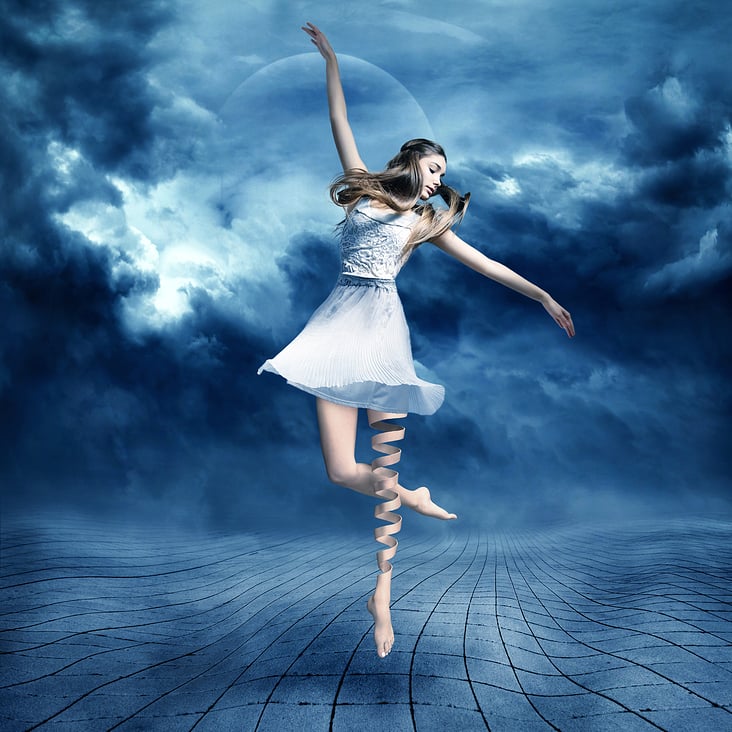 3D Bildcomposing „Ballerina“