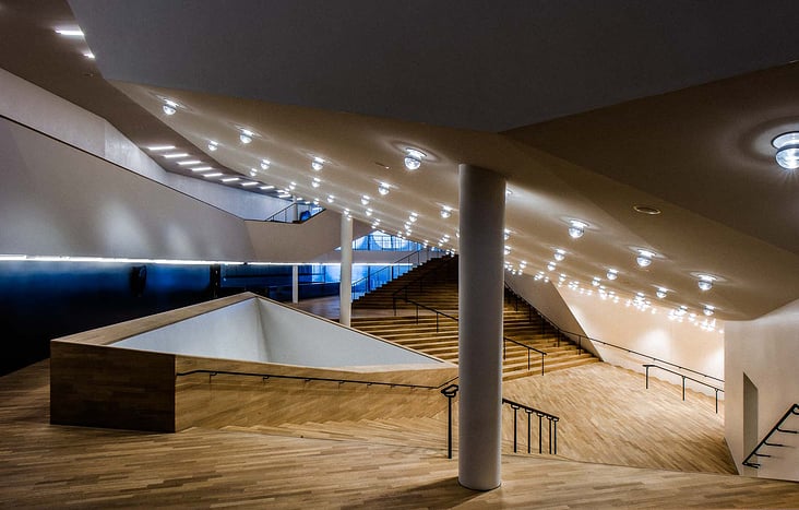 Hallenbereich der Elbphilharmonie