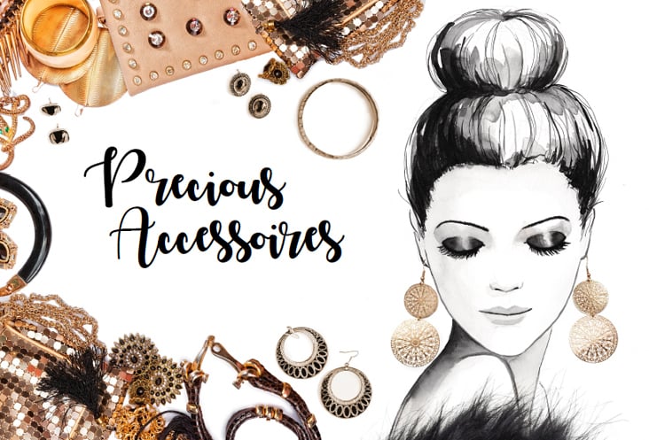 Accessoires, Fashion Illustration, Modeillustration