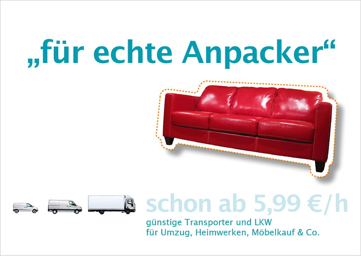 Citycards-Kampagne für PS Logistics