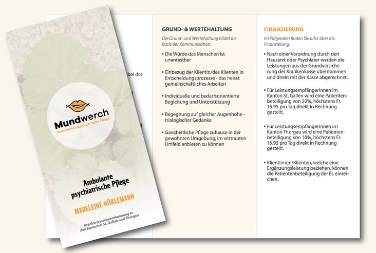 Werbeflyer von Mundwerch