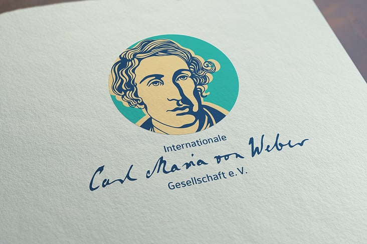 Logodesign, Musikverein – Karl Maria von Weber Gesellschaft