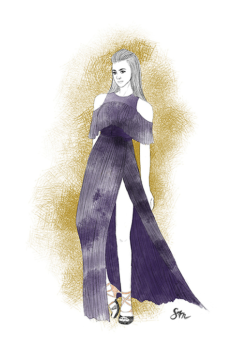Purpledress inspired by Maia Ratiu