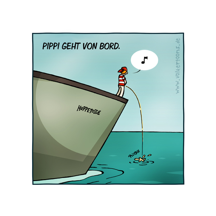 Pippi geht von Bord