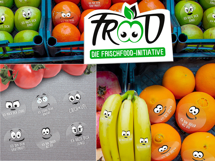 Kampagne Food-Sticker für Froods