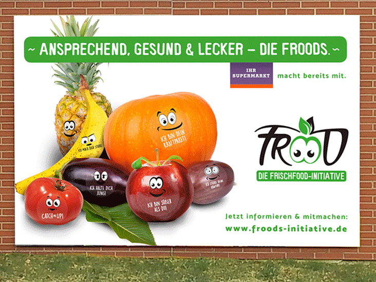 Froods-Kampagne 18/1 Großplakat