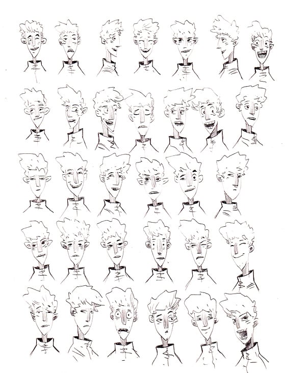 Faces expressions