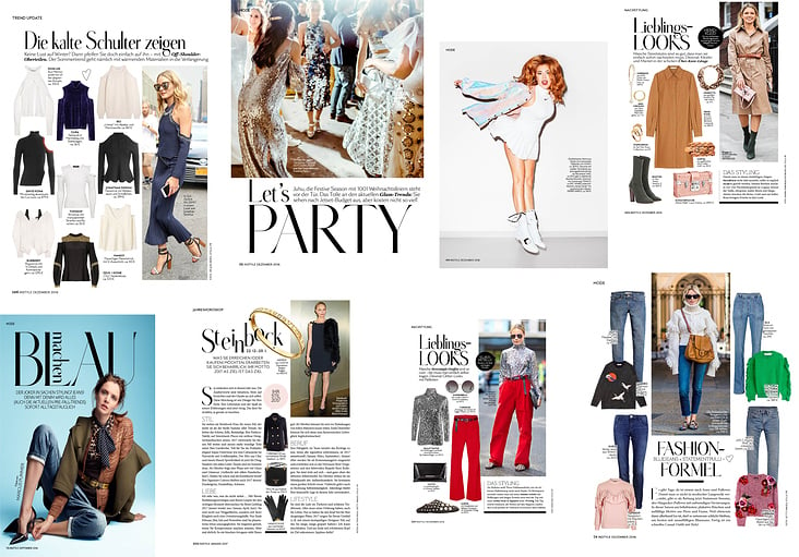 Fashion für InStyle Germany als Mode Assistentin