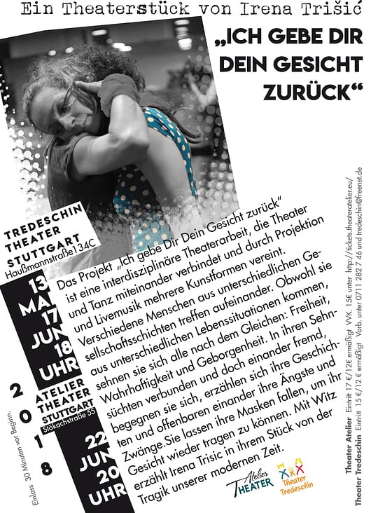 Flyer für Theater