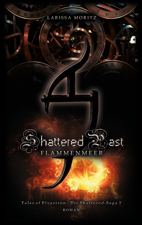 Buchcover Shattered Past – Flammenmeer