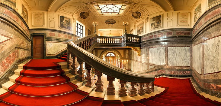 Berliner Dom, Kaiserliches Treppenhaus – Panorama aus der Serie „Stairs“.
