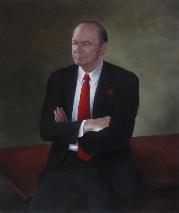 RH, Founder of NYC insurance company. Painted from multiple age photo reference.