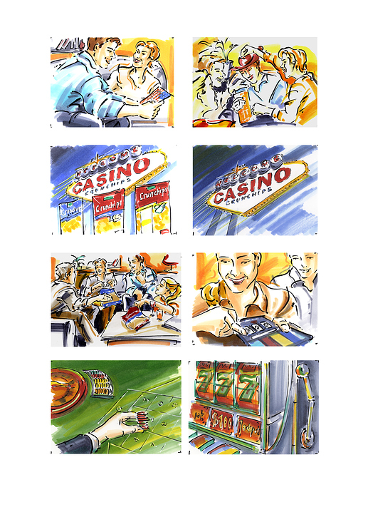 CRUNCHIPS-SPOT, Copic Stifte