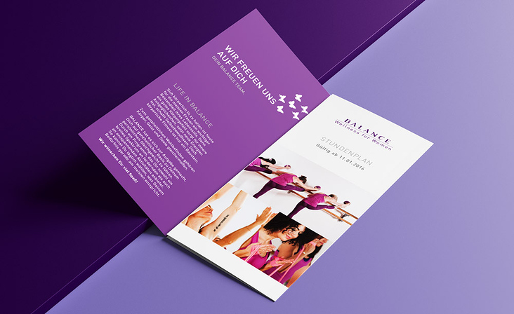 Balance (Wellness for Women) – Re-Branding & Konzeption und Gestaltung der Werbemittel und Angebotskampagnen (on- und offli