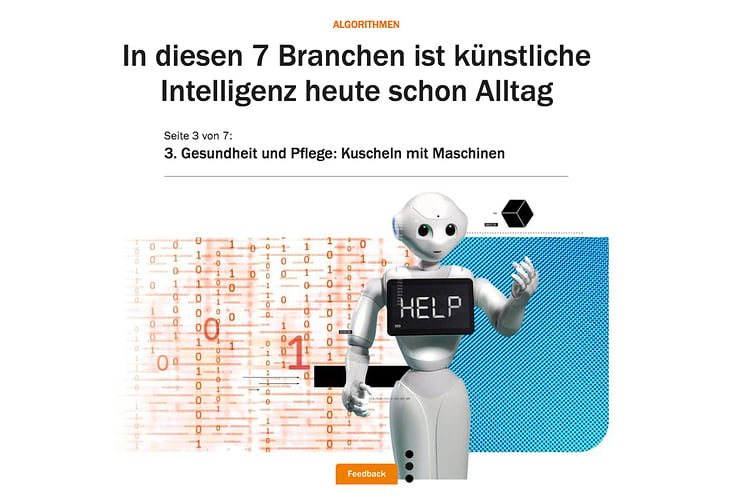 Medizin „Die Macht der Algorithmen“ für Handelsblatt 08/2018