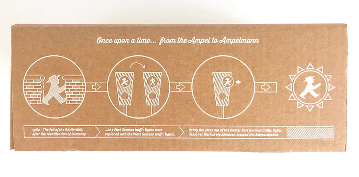 Packaging Design cardboard box with screenprint