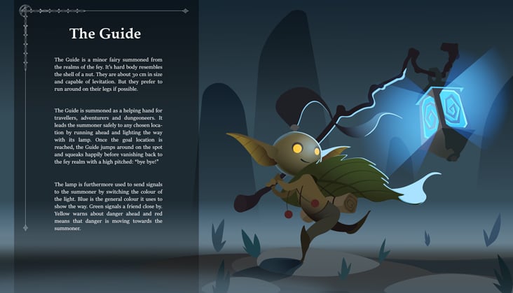 The Guide – sample page