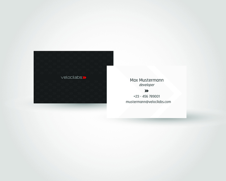 Business Card – for Velocilabs, velocilabs.netlify.com