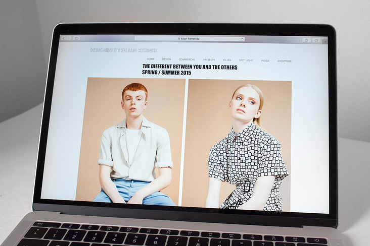 Kilian Kerner Website | Mock Up