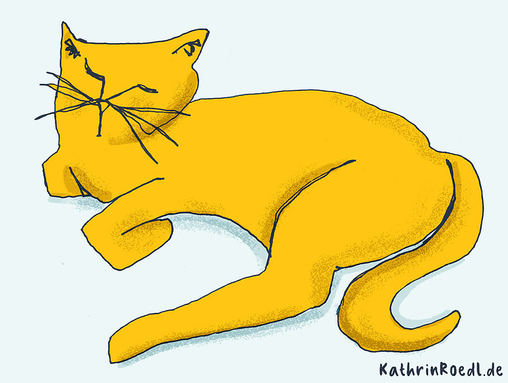 Illustration Katze
