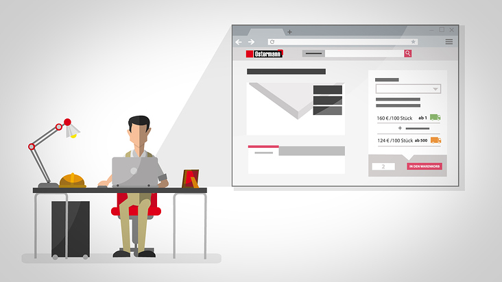 Wie funktioniert unsere Website? Schön erklärt mit unserem Video für Ostermann