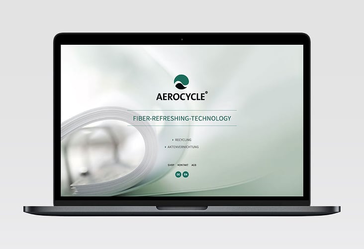 Webdesign / Kunde: Aerocycle GmbH, Neuss