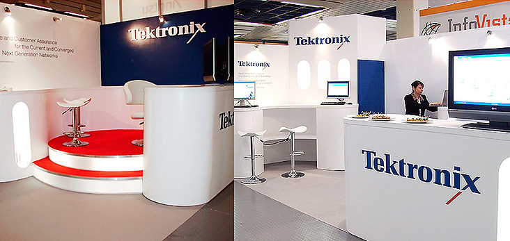 12m2 Tectronix Booth – Telemenagement in Nice, France