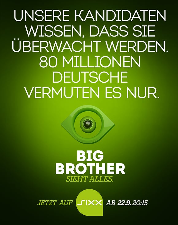 Anzeige Big Brother