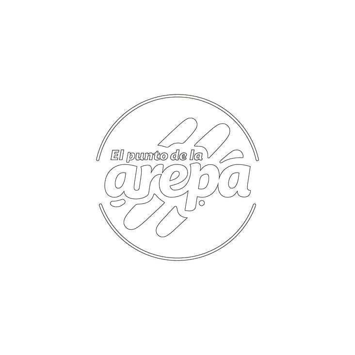 Proyecto: Identidad de marca. Cliente: El Punto de la Arepa.