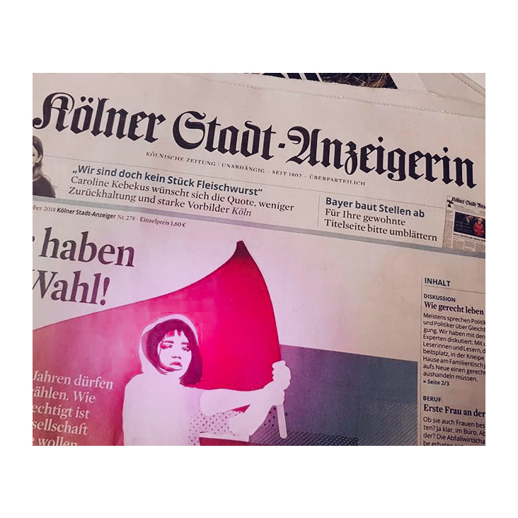 digital collage mixed media, Kölner Stadtanzeiger 2018