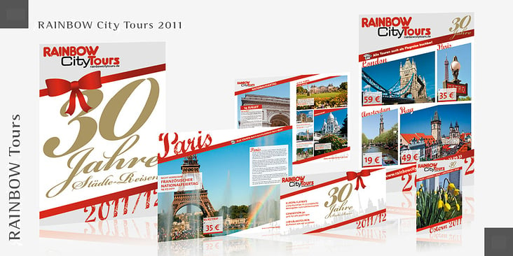 Rainbow City Tours-Jubiläumskatalog 2011
