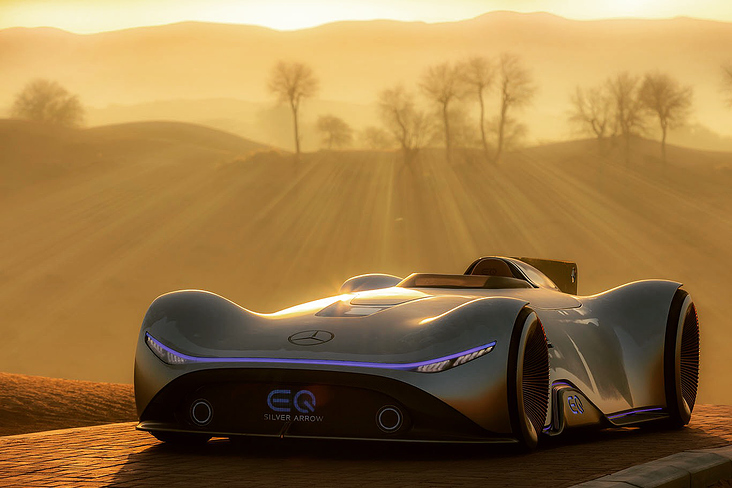 Mercedes Benz, Vision EQ Silver Arrow, VAE