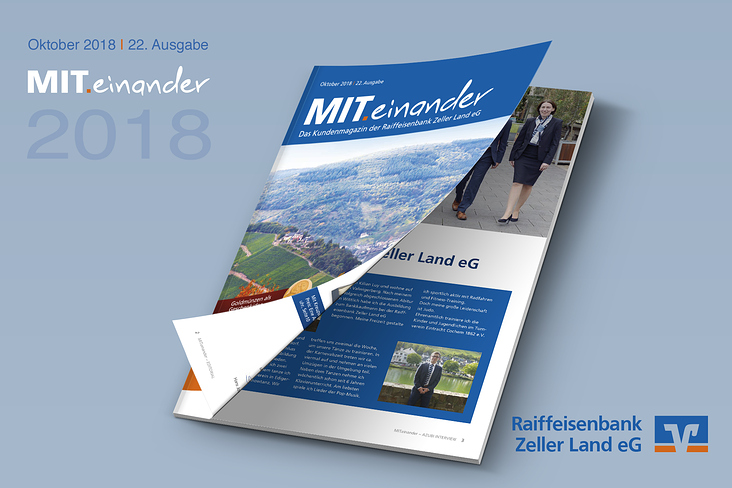 Raiffeisenbank Zeller Land eG Mit.einander Magazin III 2018 Titel