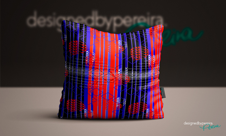 african fabric pattern stripes blue red designedbypereira.jpg