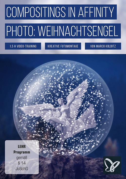 Compositings in Affinity Photo – Weihnachtsengel