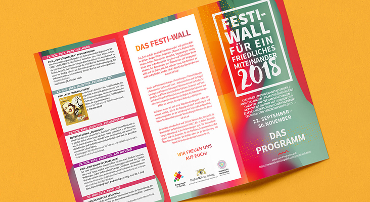 Programmflyer für das Festi-Wall