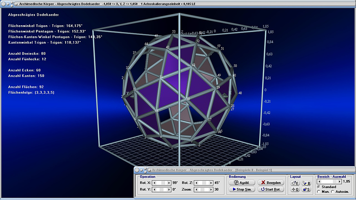 Darstellung interaktiver 3D-Simulationen zum Themengebiet Polyeder