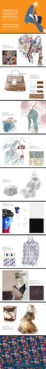 Portfolio Fashion Desing, Pattern Design, Fashion Illustration