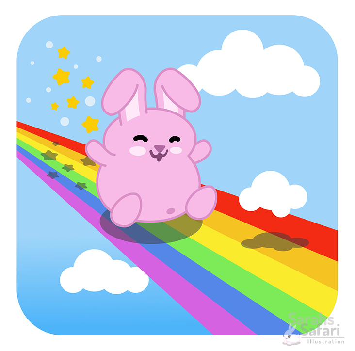 Rainbow Bunny