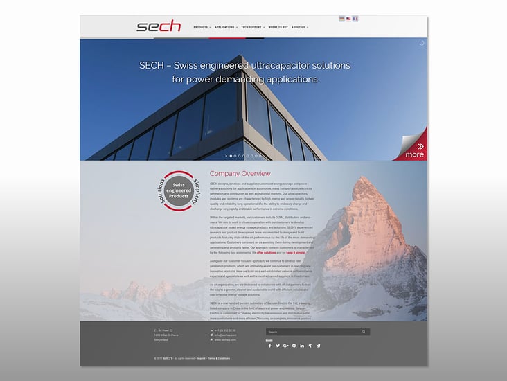 Wordpress Webseite – Sech