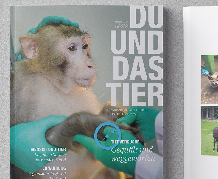 Editorial Design „Du und das Tier“