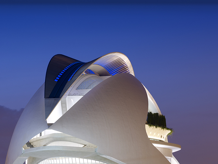 The city of Arts and Sciences of Valencia, Spain