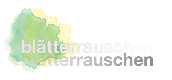 Logoentwicklung für blätterrauschen