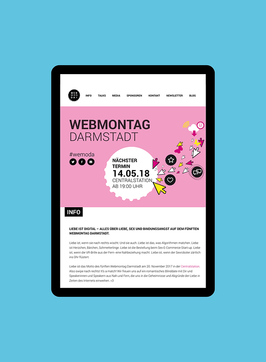 Website Webmontag Darmstadt